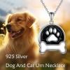 YFN Pet Cremation Necklace 925 Sterling Silver Cross Infinite love Urn Necklace Pendant Pet Jewelry Gift for Dog Cat Lovers(style-12)
