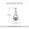 YFN Pet Cremation Necklace 925 Sterling Silver Cross Infinite love Urn Necklace Pendant Pet Jewelry Gift for Dog Cat Lovers(style-14)