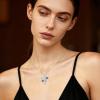 YFN Pet Cremation Necklace 925 Sterling Silver Cross Infinite love Urn Necklace Pendant Pet Jewelry Gift for Dog Cat Lovers(style-2)