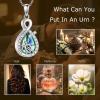 YFN Pet Cremation Necklace 925 Sterling Silver Cross Infinite love Urn Necklace Pendant Pet Jewelry Gift for Dog Cat Lovers(style-5)