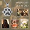 YFN Pet Cremation Necklace 925 Sterling Silver Cross Infinite love Urn Necklace Pendant Pet Jewelry Gift for Dog Cat Lovers(style-6)