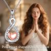 YFN Pet Cremation Necklace 925 Sterling Silver Cross Infinite love Urn Necklace Pendant Pet Jewelry Gift for Dog Cat Lovers(style-8)