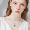YFN Star of David Necklace Sterling Sliver Abalone Shell Tree of Life Necklace Jewish Jewelry Gifts for Women Men(star of david-tree)