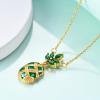 YFN Sterling Silver Pineapple Necklace Pineapple Pendant Jewelry Gifts for Women Girlfriend
