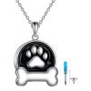 YFN Pet Cremation Necklace 925 Sterling Silver Cross Infinite love Urn Necklace Pendant Pet Jewelry Gift for Dog Cat Lovers(style-12)