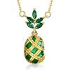 YFN Sterling Silver Pineapple Necklace Pineapple Pendant Jewelry Gifts for Women Girlfriend