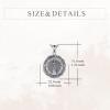 YFN Patron Saint Necklace Sterling Silver Amulet Medal Pendant Religious Protector Jewelry Gifts for Women Men(29. St Rita)
