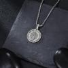 YFN Patron Saint Necklace Sterling Silver Amulet Medal Pendant Religious Protector Jewelry Gifts for Women Men(31. Saint Nicholas)