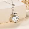 YFN Urn Necklaces for Ashes Sterling Silver Heart Urn Necklaces for Ashes Cremation Memory Jewelry for Women Men(paw urn necklace)