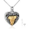 Elephant urn necklace