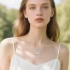 YFN Daughter Gifts from Dad 925 Sterling Silver Daughters Heart Necklace Birthday Christmas(Silver-Daughter Necklace)