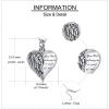 YFN Urn Necklaces for Ashes Sterling Silver Heart Urn Necklaces for Ashes Cremation Memory Jewelry for Women Men(wings urn necklace-2)