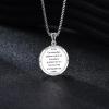 YFN 925 Sterling Silver Patron Saint Medal Necklace Amulet Pendant with 22+2 Inches Chain Protection Jewelry Gift for Men and Women(with Gift Box)(A01 St. Christopher)