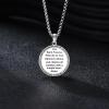 YFN 925 Sterling Silver Patron Saint Medal Necklace Amulet Pendant with 22+2 Inches Chain Protection Jewelry Gift for Men and Women(with Gift Box)(C01 St. Francis)