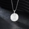 YFN 925 Sterling Silver Patron Saint Medal Necklace Amulet Pendant with 22+2 Inches Chain Protection Jewelry Gift for Men and Women(with Gift Box)(E01 St. Joseph)