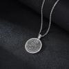 YFN 925 Sterling Silver Patron Saint Medal Necklace Amulet Pendant with 22+2 Inches Chain Protection Jewelry Gift for Men and Women(with Gift Box)(E01 St. Joseph)