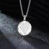 YFN 925 Sterling Silver Patron Saint Medal Necklace Amulet Pendant with 22+2 Inches Chain Protection Jewelry Gift for Men and Women(with Gift Box)(E03 St. Joseph)