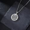 YFN 925 Sterling Silver Patron Saint Medal Necklace Amulet Pendant with 22+2 Inches Chain Protection Jewelry Gift for Men and Women(with Gift Box)(St. Anthony)