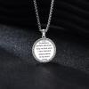 YFN 925 Sterling Silver Patron Saint Medal Necklace Amulet Pendant with 22+2 Inches Chain Protection Jewelry Gift for Men and Women(with Gift Box)(St. Anthony)