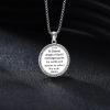 YFN 925 Sterling Silver Patron Saint Medal Necklace Amulet Pendant with 22+2 Inches Chain Protection Jewelry Gift for Men and Women(with Gift Box)(St. Gabriel Archangel)