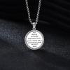 YFN 925 Sterling Silver Patron Saint Medal Necklace Amulet Pendant with 22+2 Inches Chain Protection Jewelry Gift for Men and Women(with Gift Box)(St. Raphael)