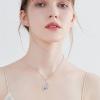 YFN Cat Necklace Sterling Silver Jewelry for Women Cat Jewelry Gifts(Silver-3 Cat Necklace)