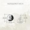 YFN Daisy Flower Earrings Gifts for Women Sterling Silver Daisy Pendant Jewelry for Women(Daisy Earrings)