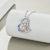 YFN Mom Necklace for Women Sterling Silver mother necklace Mothers Day Birthday Jewelry Gifts for Mother Grandma 18″(B-Nana Gifts from Daughter Granddaughter)
