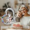 YFN Mom Necklace for Women Sterling Silver mother necklace Mothers Day Birthday Jewelry Gifts for Mother Grandma 18″(B-Nana Gifts from Daughter Granddaughter)