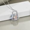 YFN Mom Necklace for Women Sterling Silver mother necklace Mothers Day Birthday Jewelry Gifts for Mother Grandma 18″(B-Nana Gifts from Daughter Granddaughter)