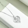 YFN Mom Necklace for Women Sterling Silver mother necklace Mothers Day Birthday Jewelry Gifts for Mother Grandma 18″(Mama Necklace)
