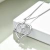 YFN Mom Necklace for Women Sterling Silver mother necklace Mothers Day Birthday Jewelry Gifts for Mother Grandma 18″(Mama Necklace)