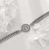 YFN Patron Saint Bracelet Sterling Silver Religious Protector Bracelet Jewelry Gift for Women Men(A-St Benedict Small)