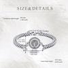 YFN Patron Saint Bracelet Sterling Silver Religious Protector Bracelet Jewelry Gift for Women Men(C-St Jude Small)