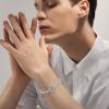 YFN Patron Saint Bracelet Sterling Silver Religious Protector Bracelet Jewelry Gift for Women Men(D-St Francis Large)