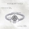YFN Patron Saint Bracelet Sterling Silver Religious Protector Bracelet Jewelry Gift for Women Men(D-St Francis Small)
