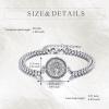 YFN Patron Saint Bracelet Sterling Silver Religious Protector Bracelet Jewelry Gift for Women Men(F-St Joseph Small)