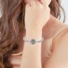 YFN Patron Saint Bracelet Sterling Silver Religious Protector Bracelet Jewelry Gift for Women Men(J-St Brigid Small)