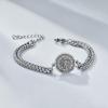 YFN Patron Saint Bracelet Sterling Silver Religious Protector Bracelet Jewelry Gift for Women Men(K-St Florian Small)