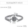YFN Patron Saint Bracelet Sterling Silver Religious Protector Bracelet Jewelry Gift for Women Men(K-St Florian Small)
