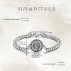 YFN Patron Saint Bracelet Sterling Silver Religious Protector Bracelet Jewelry Gift for Women Men(P-St Peregrine Large)