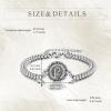 YFN Patron Saint Bracelet Sterling Silver Religious Protector Bracelet Jewelry Gift for Women Men(P-St Peregrine Small)