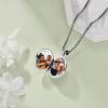 YFN Patron Saint Necklace Sterling Silver Amulet Medal Pendant Religious Protector Jewelry Gifts for Women Men(01. St Michael (Locket))
