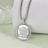 YFN Patron Saint Necklace Sterling Silver Amulet Medal Pendant Religious Protector Jewelry Gifts for Women Men(01. St Michael (Locket))