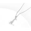 YFN Initial Necklace Sterling Silver Letters 26 Alphabet Pendant Necklace Jewelry(Letter L)