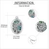 YFN Locket Necklace That Holds Pictures 925 Sterling Silver Tree of Life Locket Necklace for Women Pendant Jewelry(flower locket)
