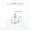 YFN Lightning Bolt Necklace Sterling Silver Lightning Bolt Sport Pendant Necklace Sport Jewelry for Women Sporty Gifts for Athletes(04 golf)