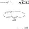 YFN Angel Wings Bracelet Sterling Silver Guardian Angel Wings Heart Bracelets for Women Jewelry Gifts