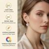 YFN Moissanite Earrings 18K White Gold Plated 925 Sterling Silver D Color VVS1 Clarity Lab-Grown Moissanite Dangle Drop Leverback Earrings Jewelry Valentine Anniversary Birthday Gifts for Women(Heart 3 CT (1.5 CT Each))