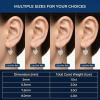 YFN Moissanite Earrings 18K White Gold Plated 925 Sterling Silver D Color VVS1 Clarity Lab-Grown Moissanite Dangle Drop Leverback Earrings Jewelry Valentine Anniversary Birthday Gifts for Women(Heart 3 CT (1.5 CT Each))